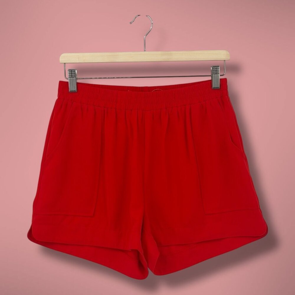 NWT Simply J Boutique Red‎ Pocket Shorts Size L